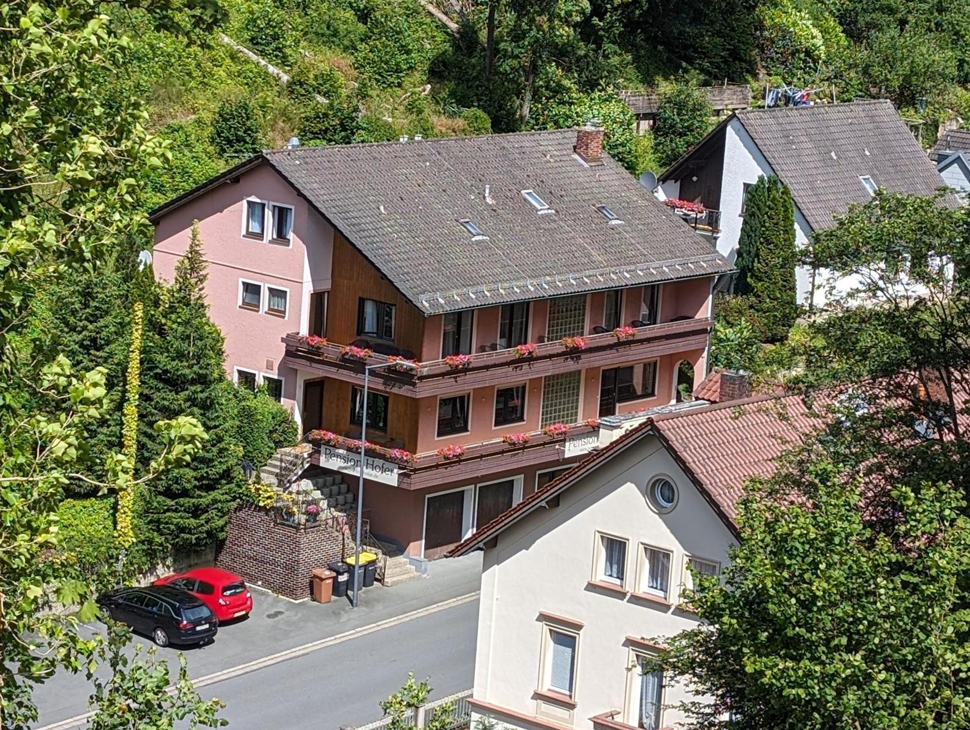 Pension Hofer Bad Berneck im Fichtelgebirge Exterior photo